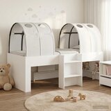  Krevet s Tunnels 3 kom. Bijela Konstruirano drvo 90 x 190 cm | Shoptok.si