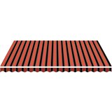 vidaXL Nadomestno blago za tendo oranžno in rjavo 4,5x3,5 m | Shoptok.si