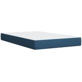  Krevet s oprugama i madracem plavi 120 x 200 cm od tkanine | shoptok.hr
