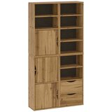  Bočni ormarići 4 kom ODDA 40x24x79 cm puno drvo bor | shoptok.hr