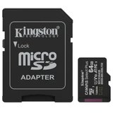 Kingston Micro SD Card 64GB + SD adapter SDCS3/64GB class 10 | ePonuda.com