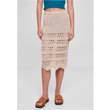 UC Curvy Ladies 3/4 Crochet Knit Skirt softseagrass Cene