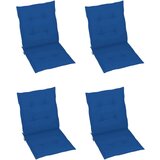  Jastuci za vrtne stolice 4 kom plavi 100 x 50 x 3 cm od tkanine Cijene