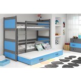 BestBed Krevet na kat RICO s dodatnim leajem-Grafit-Plava Cijene