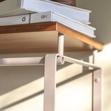 Spinder Design Željezna zidna vješalica u prirodnoj boji/smeđe-siva s policom 70 cm Rex – | shoptok.hr