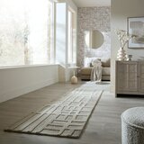 Flair Rugs Sivo-bež ručno rađena vunena staza 80x300 cm Elva – | shoptok.hr