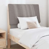 vidaXL tapecirano vzglavje taupe 75 cm masivno borovo les | Shoptok.si