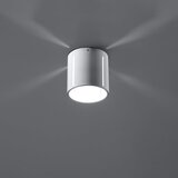 Nice Lamps Bijela stropna svjetiljka s metalnim sjenilom Vulco – | shoptok.hr