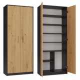 Shumee Oliv 2D ANTRACIT ARTISAN polica, (21555021) Cene