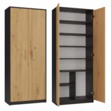 Oliv 2D ANTRACIT ARTISAN polica, (21555021)