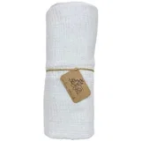 muslin prekrivač sivi 120X120Cm četvoroslojni