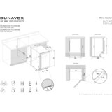 Dunavox DAUF-39.121DB DUNAVOX vinska vitrina | Shoptok.si