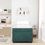 Konstrukcija postelje Temno zelena 90 x 190 cm blago, (5000127665) | Shoptok.si
