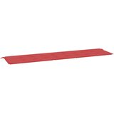 vidaXL Blazina za vrtno klop rdeča 200x50x3 cm | Shoptok.si