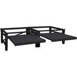  Pedestal za perilicu rublja 2 pcs Crna 64 x 55 x 32.5 cm Čelik | shoptok.hr