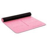 ŠTĚPAŘ PINOFIT® Podloga za vadbo joge z navigacijskimi oznakami, roza, 180 x 66 x 0,4 cm | Shoptok.si