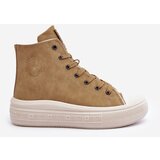 Big Star Women's Zip-Up Insulated Sneakers Camel | shoptok.hr