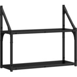  Polica na zidu Crni hrast 60 x 21 x 51 cm Konstruirano drvo | shoptok.hr