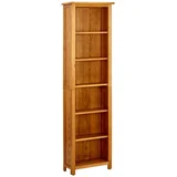 za knjige s 6 razine 52x22x180 cm od masivne hrastovine