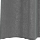 Voile zavjese s džepovima za šipke 2 kom tamnosive Siva 140 x 225 cm | Shoptok.si