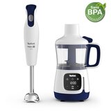 Tefal APARAT ZA PRIPRAVO HRANE ZA DOJENČKE YUMMY GOURMET EVOLUTIVE, HB55W430, MOČ 600 W, S PALIČNIM MEŠALNIKOM, DIZAJN 4-V-1 | Shoptok.si