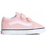 Vans Modne superge Baby Old Skool V - Powder Pink/True White Rožnata Cene