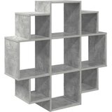 vidaXL Zidna polica Betonska siva 90 x 25 x 90 cm Konstruirano drvo - Betonska siva | shoptok.hr