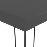  Sjenica s LED svjetlosnim trakama 3 x 4 m antracit | shoptok.hr