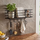 Hanah home zidna polica Tere, 34 cm, crna | Eponuda.com
