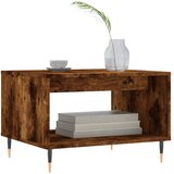  Stolić za kavu boja hrasta 60 x 50 x 40 cm konstruirano drvo | shoptok.hr