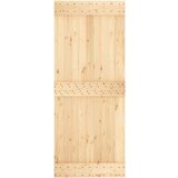  Klizna vrata s priborom za montažu 85 x 210 cm masivna borovina | shoptok.hr