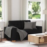  Dvosjed crne boje 160x77x82 cm tkanina | Eponuda.com