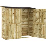  Lopa za vrtno orodje iz impregnirane borovine 182x76x175 cm | Shoptok.si