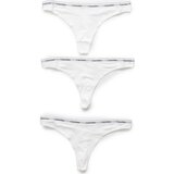 Calvin Klein Jeans Hlačke 3 PACK (LOW-RISE) 000QD5209E Bela | Shoptok.si