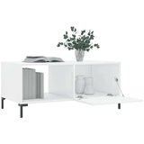  Stolić za kavu sjajni bijeli 90 x 50 x 40 cm konstruirano drvo | shoptok.hr