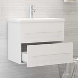 Ormarić za umivaonik bijeli 60 x 38,5 x 48 cm konstruirano drvo | shoptok.hr