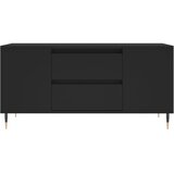  Stolić za kavu crni 102 x 44,5 x 50 cm od konstruiranog drva | shoptok.hr
