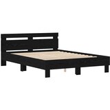  Krevetna konstrukcija Crni hrast 140 x 200 cm Konstruirano drvo | shoptok.hr