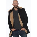 Dewberry PLT8399 SUEDE LOOK MEN'S COAT-BLACK | shoptok.hr