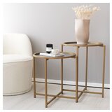 Woody Fashion S406 - Gold GoldFume Coffee Table Set | ePonuda.com