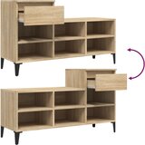  za cipele boja hrasta 102x36x60 cm konstruirano drvo | shoptok.hr