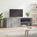 TV ormarić siva boja hrasta 120 x 34 x 37 cm konstruirano drvo | shoptok.hr