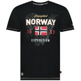Geographical Norway Muška majica kratkih rukava Juitre Db Men 254, Crna Cene
