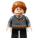 Lego Harry Potter hp273 Ron Weasley - Gryffindor Sweater with Crest, Black Short Legs cene
