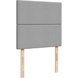  Okvir kreveta s oprugama i madrac svjetlosivi 80x200cm tkanina | shoptok.hr