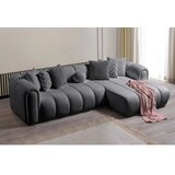 Atelier Del Sofa Ugaona sofa na razvlačenje N-Line Desna, 265 x 185 x 95 cm, Tamno siva | Eponuda.ba