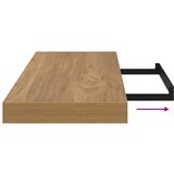 Polica na zidu Zidne Smeđa 90 x 23 5 x 4 cm Konstruirano drvo | shoptok.hr