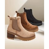Resti Eco-suede women's ankle boots on a post Segori | ePonuda.com