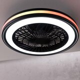 Brilliant LED RGBW plafonsko svetlo sa ventilatorom PALMERO LED/40W/230V bež + daljinski upravljač | Eponuda.com