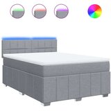 vidaXL krevet box spring s madracem svjetlosiva 160x200 cm tkanina | shoptok.hr